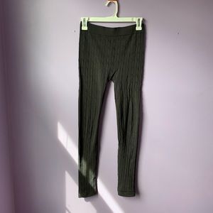 Gray Patterned Leggings